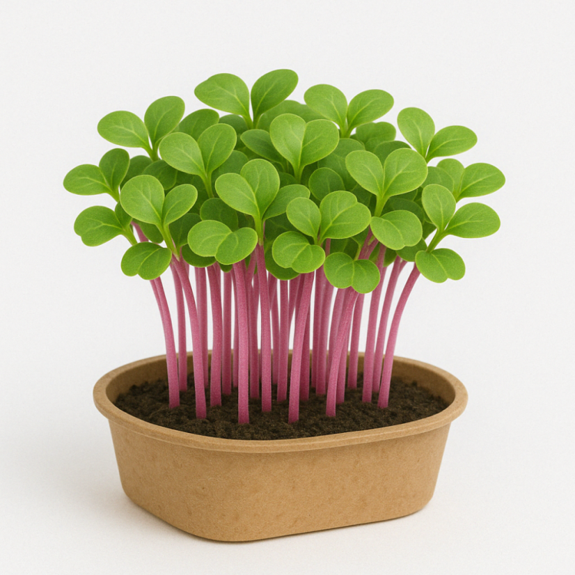 Microgreens pěstební sada Ředkvička Red Coral